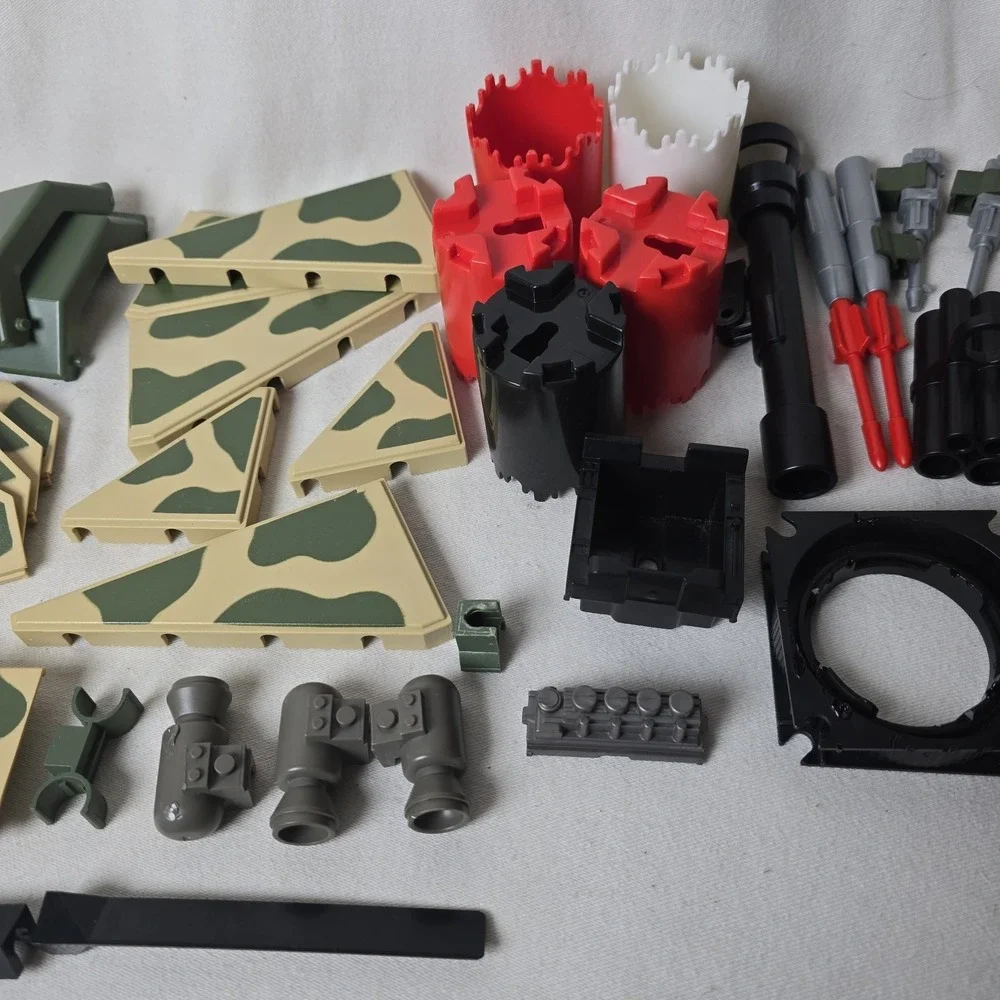 Construx Fisher Price 1980's Military Mixed Lot Of‎ Pieces